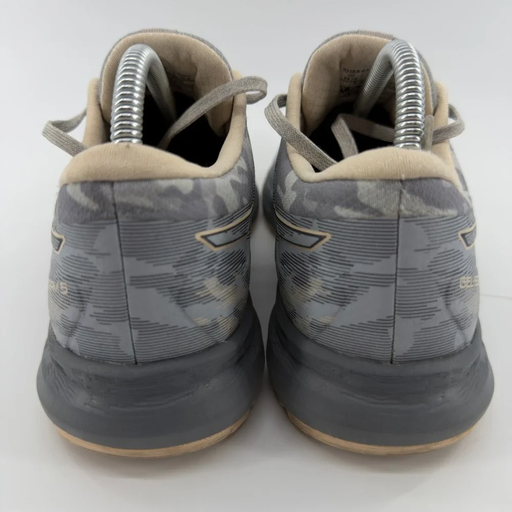 ASICS Gel-Scram 5 Grey Camo Trail Running Shoes Mens 9 Sneakers